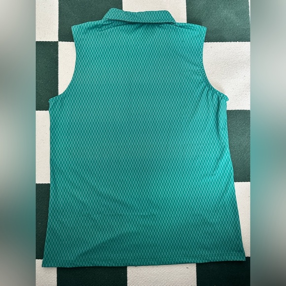 Barstool Golf Sleeveless Polo Green Medium - Picture 4 of 4